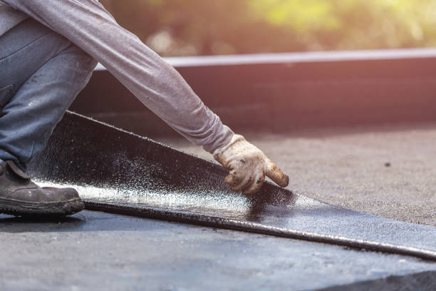 Professional Basement Waterproofing technician working in Nineveh, IN
